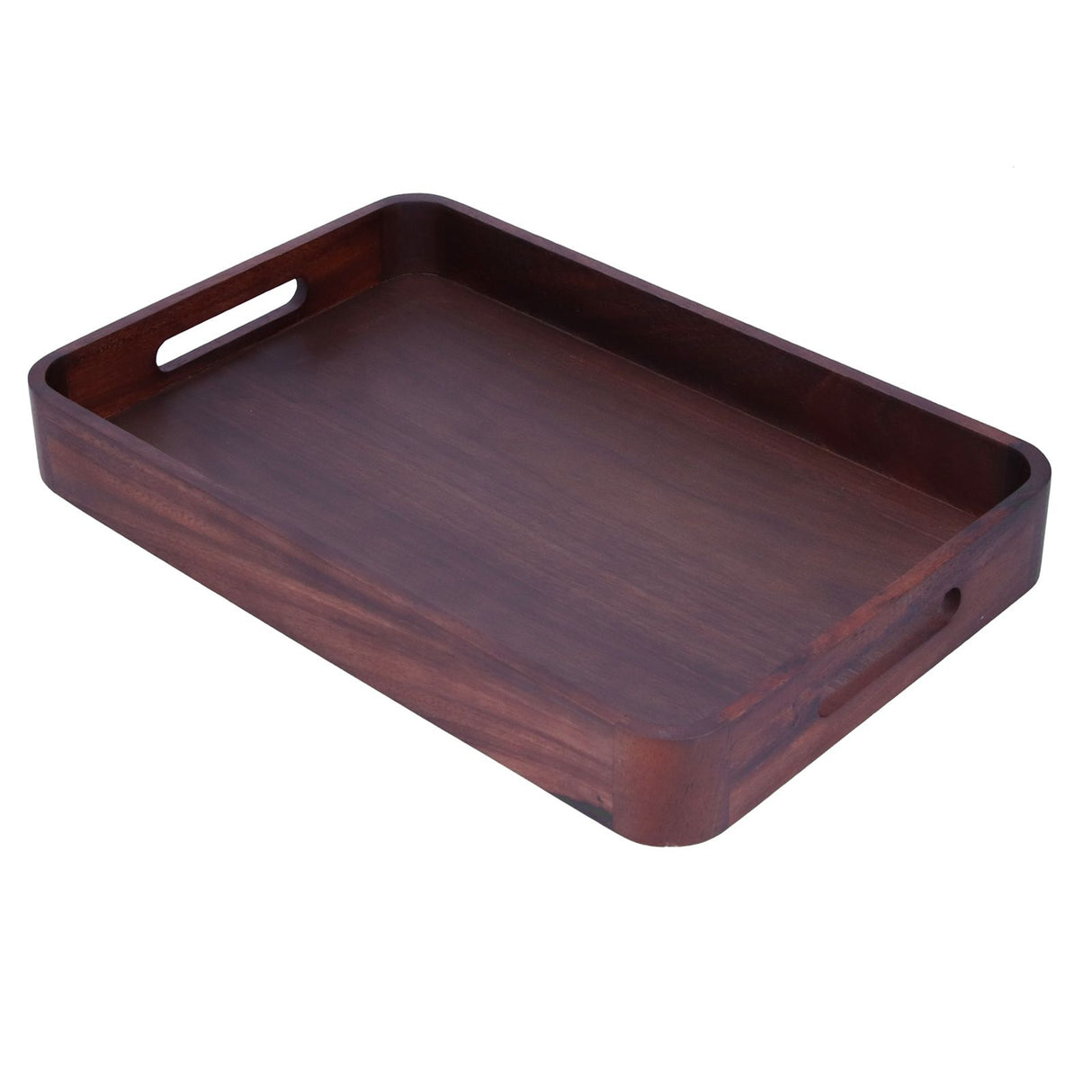 Walnut Rectangular Tray Wooden Dinner Plate Fruit Tray Household Tea Cup Holder for HomeSmall