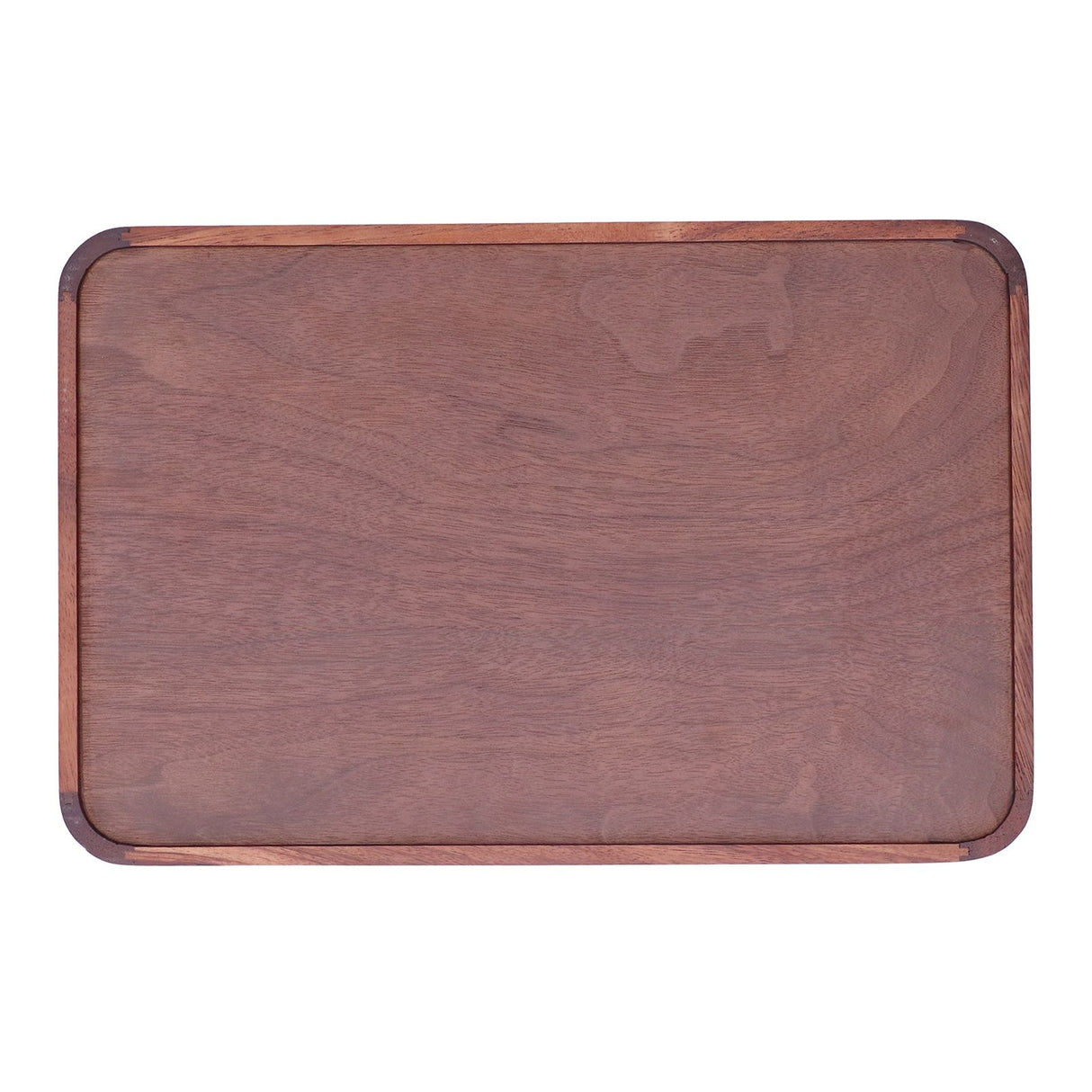 Walnut Rectangular Tray Wooden Dinner Plate Fruit Tray Household Tea Cup Holder for HomeSmall