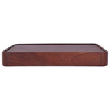 Walnut Rectangular Tray Wooden Dinner Plate Fruit Tray Household Tea Cup Holder for HomeSmall