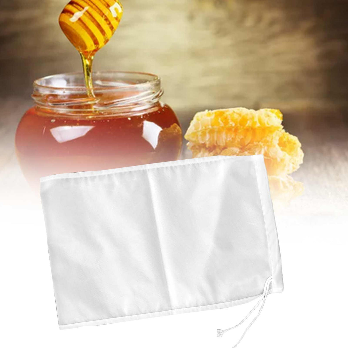 300 Mesh Nylon Filter Bag Reusable Tea Wine Soybean Milk Food Strainer Kitchen Supplies