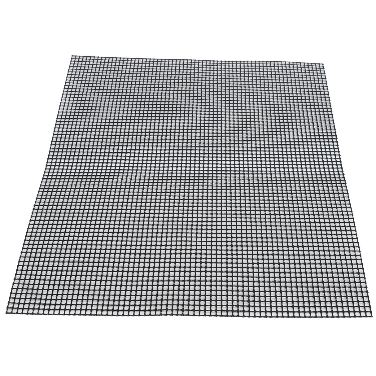Food Grade NonStick Grid Sheet Multifunctional Barbecue Grid Mat for Barbecue Outdoor(Black 33x40cm )