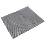 Food Grade NonStick Grid Sheet Multifunctional Barbecue Grid Mat for Barbecue Outdoor(Black 33x40cm ) - Side View