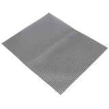Food Grade NonStick Grid Sheet Multifunctional Barbecue Grid Mat for Barbecue Outdoor(Black 33x40cm )