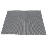 Food Grade NonStick Grid Sheet Multifunctional Barbecue Grid Mat for Barbecue Outdoor(Black 33x40cm ) - 45-Degree Angle