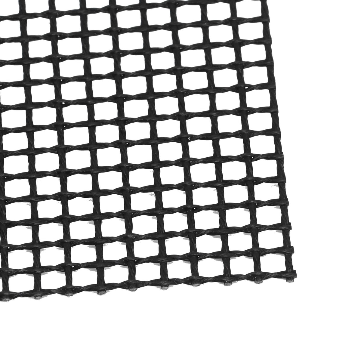 Food Grade NonStick Grid Sheet Multifunctional Barbecue Grid Mat for Barbecue Outdoor(Black 33x40cm )