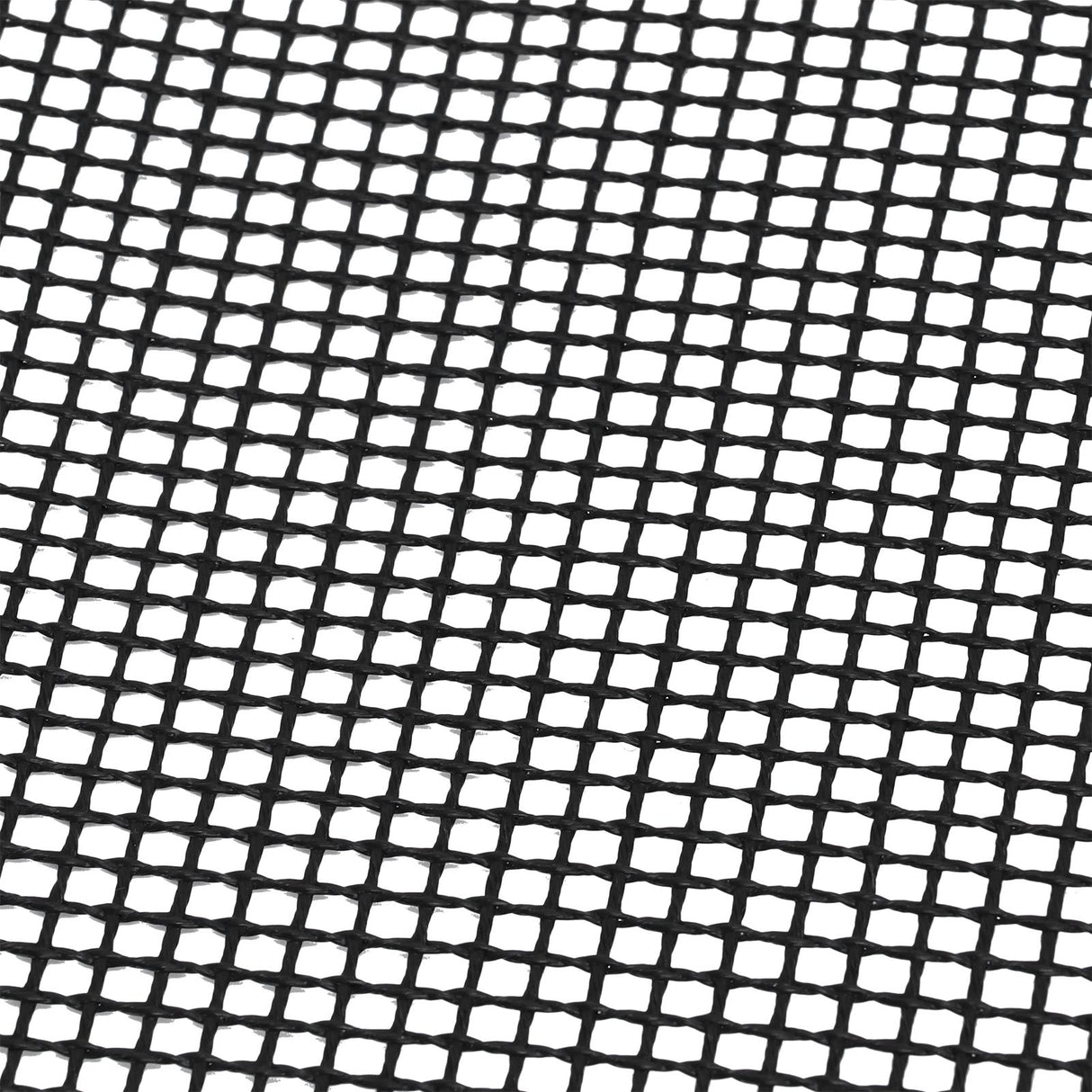 Food Grade NonStick Grid Sheet Multifunctional Barbecue Grid Mat for Barbecue Outdoor(Black 33x40cm )