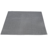Food Grade NonStick Grid Sheet Multifunctional Barbecue Grid Mat for Barbecue Outdoor(Black 36x42cm )