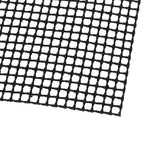 Food Grade NonStick Grid Sheet Multifunctional Barbecue Grid Mat for Barbecue Outdoor(Black 36x42cm )