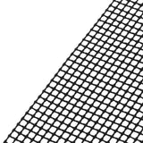 Food Grade NonStick Grid Sheet Multifunctional Barbecue Grid Mat for Barbecue Outdoor(Black 36x42cm ) - Extra Image