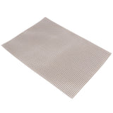 Food Grade NonStick Grid Sheet Multifunctional Barbecue Grid Mat for Barbecue Outdoor(Brown 30x40cm )