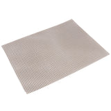 Food Grade NonStick Grid Sheet Multifunctional Barbecue Grid Mat for Barbecue Outdoor(Brown 30x40cm ) - Top-Down View