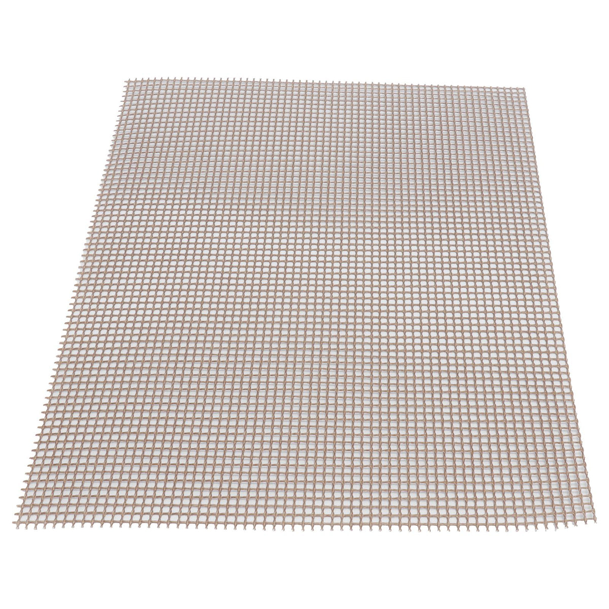 Food Grade NonStick Grid Sheet Multifunctional Barbecue Grid Mat for Barbecue Outdoor(Brown 30x40cm )