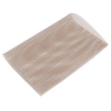 Food Grade NonStick Grid Sheet Multifunctional Barbecue Grid Mat for Barbecue Outdoor(Brown 30x40cm ) - Low Angle