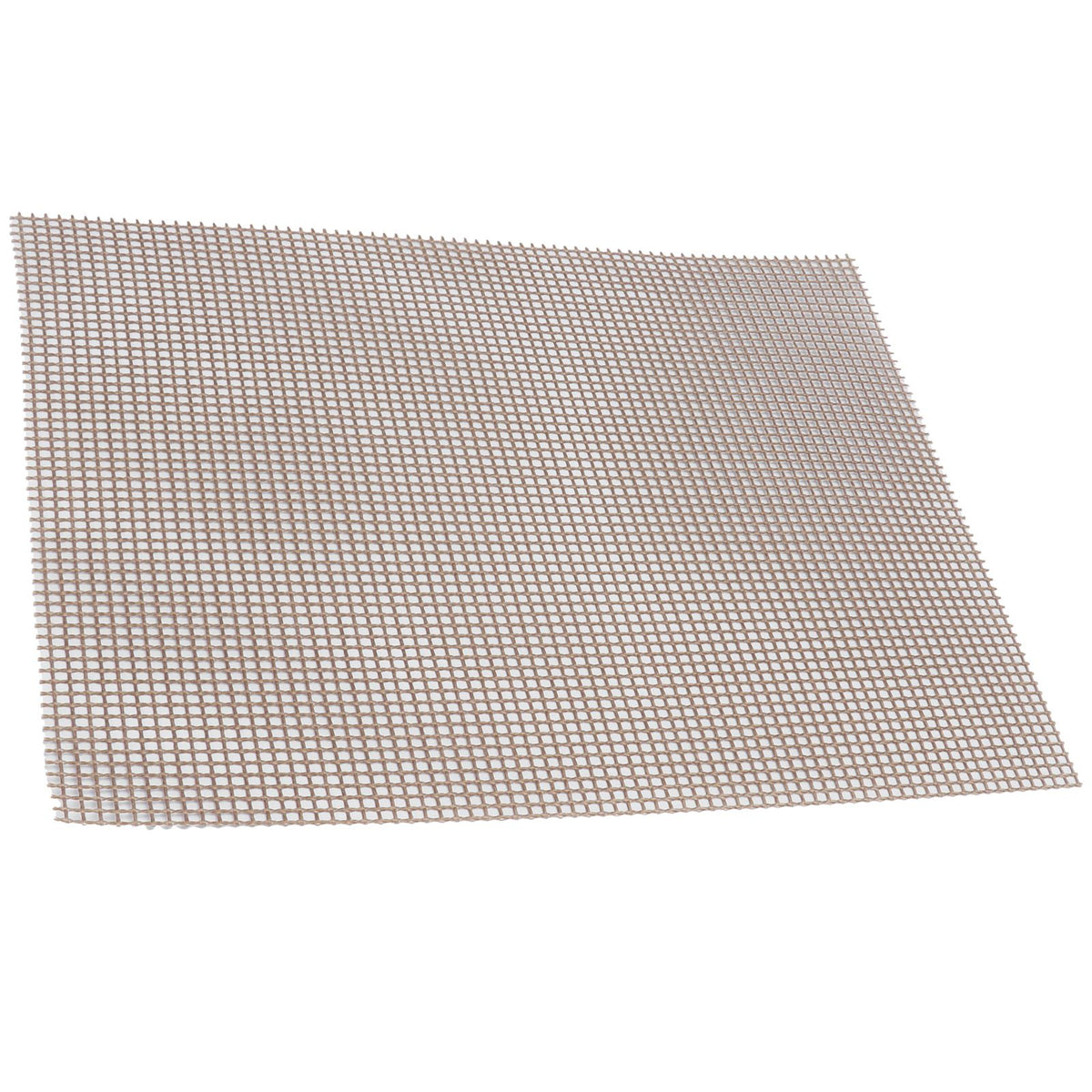Food Grade NonStick Grid Sheet Multifunctional Barbecue Grid Mat for Barbecue Outdoor(Brown 30x40cm )