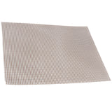 Food Grade NonStick Grid Sheet Multifunctional Barbecue Grid Mat for Barbecue Outdoor(Brown 30x40cm )