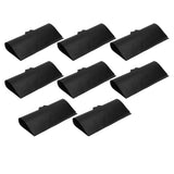 Gas Stove Pad Stovetop Protector Reusable Gas Cooker Cleaning Mat Cookware AccessoryBlack 8Pcs