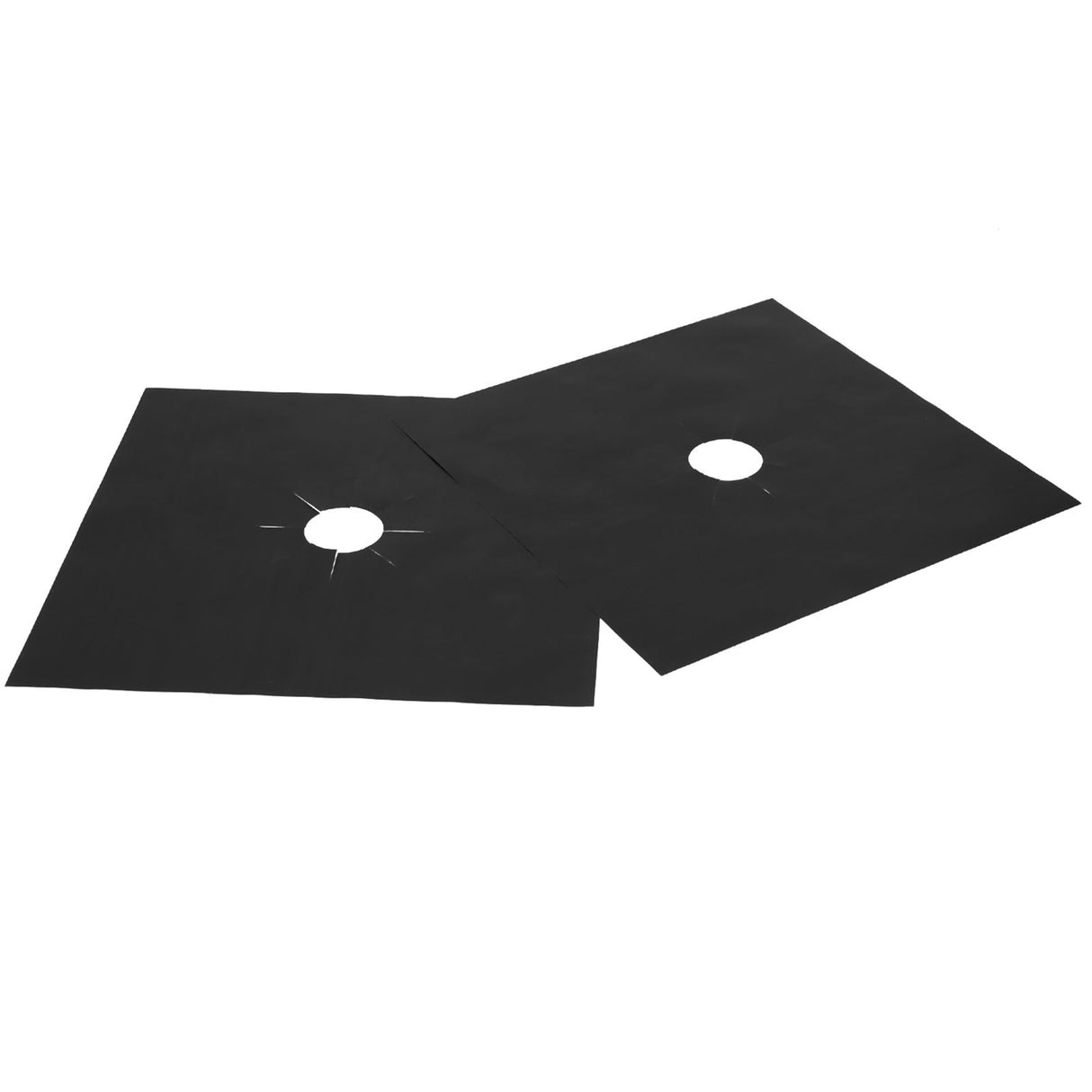 Gas Stove Pad Stovetop Protector Reusable Gas Cooker Cleaning Mat Cookware AccessoryBlack 8Pcs