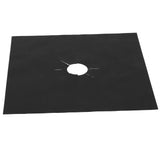 Gas Stove Pad Stovetop Protector Reusable Gas Cooker Cleaning Mat Cookware AccessoryBlack 8Pcs