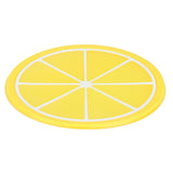 Fruit Shape Coaster Tableware Placemat Silicone Cup Drinks Holder Mat Kitchen AccessoriesLemon - Side View