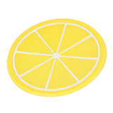 Fruit Shape Coaster Tableware Placemat Silicone Cup Drinks Holder Mat Kitchen AccessoriesLemon