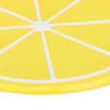 Fruit Shape Coaster Tableware Placemat Silicone Cup Drinks Holder Mat Kitchen AccessoriesLemon - Extra Image