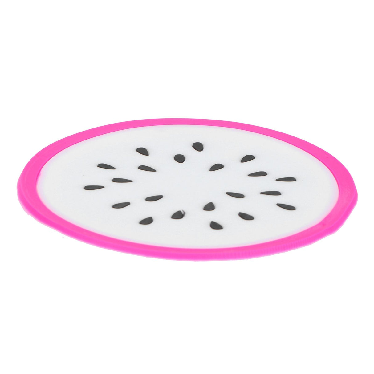 Fruit Shape Coaster Tableware Placemat Silicone Cup Drinks Holder Mat Kitchen AccessoriesDragon Fruit