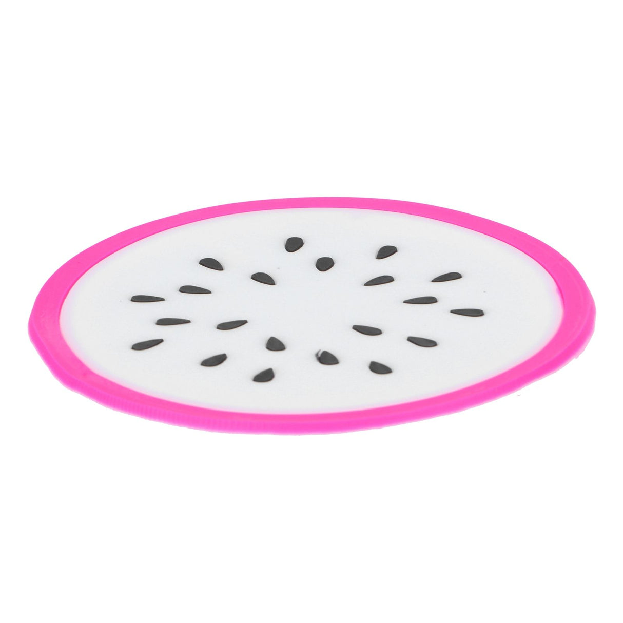 Fruit Shape Coaster Tableware Placemat Silicone Cup Drinks Holder Mat Kitchen AccessoriesDragon Fruit