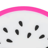 Fruit Shape Coaster Tableware Placemat Silicone Cup Drinks Holder Mat Kitchen AccessoriesDragon Fruit - Extra Image