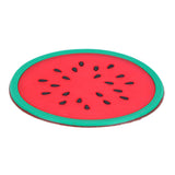 Fruit Shape Coaster Tableware Placemat Silicone Cup Drinks Holder Mat Kitchen AccessoriesWatermelon