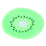 Fruit Shape Coaster Tableware Placemat Silicone Cup Drinks Holder Mat Kitchen AccessoriesKiwi Fruit - Front View
