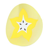 Fruit Shape Coaster Tableware Placemat Silicone Cup Drinks Holder Mat Kitchen AccessoriesCarambola - Top-Down View