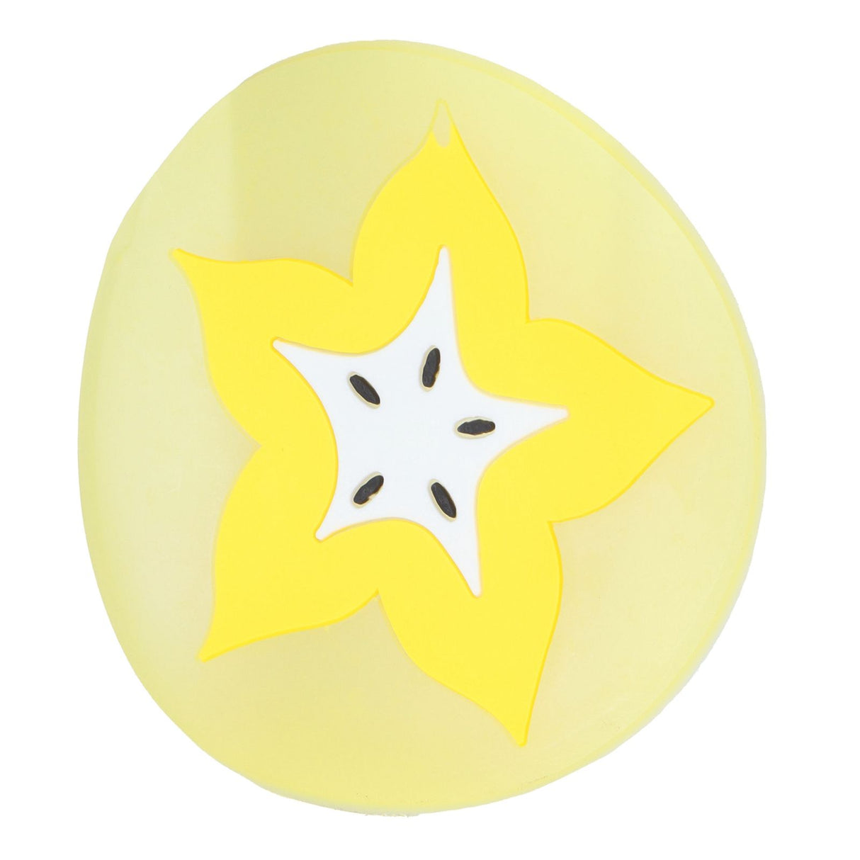 Fruit Shape Coaster Tableware Placemat Silicone Cup Drinks Holder Mat Kitchen AccessoriesCarambola