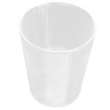 250ml Vertical Slanted Glass Whiskey Wine Cup Cocktail Glass Vodka Mug for Home Bar - Front View