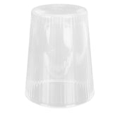 250ml Vertical Slanted Glass Whiskey Wine Cup Cocktail Glass Vodka Mug for Home Bar - Rear View