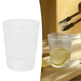 250ml Vertical Slanted Glass Whiskey Wine Cup Cocktail Glass Vodka Mug for Home Bar - Extra Image
