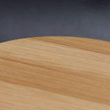 450ml Wood Round Storage Jar with Lid Transparent Glass Food Container for Tea Coffee Spice