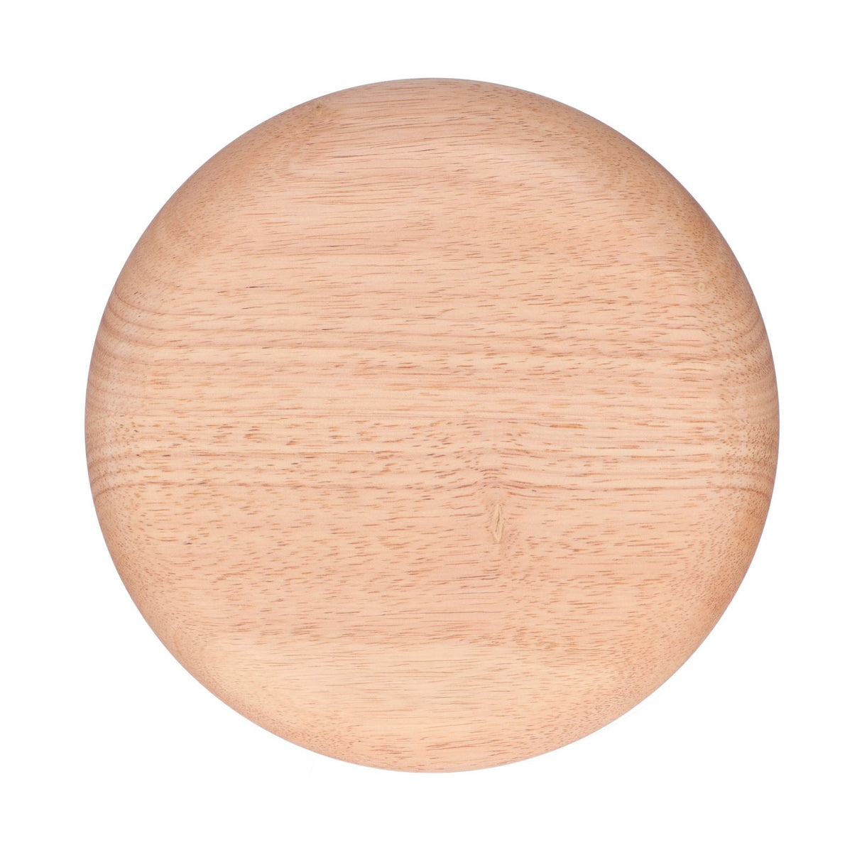 Rubber Wood Dinner Plate Round Tea Serving Tray Fruit Snack Tray Food Storage Plate24cm