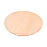 Rubber Wood Dinner Plate Round Tea Serving Tray Fruit Snack Tray Food Storage Plate27cm
