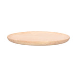 Rubber Wood Dinner Plate Round Tea Serving Tray Fruit Snack Tray Food Storage Plate27cm