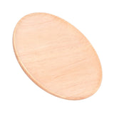 Rubber Wood Dinner Plate Round Tea Serving Tray Fruit Snack Tray Food Storage Plate27cm - Extra Image