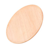 Rubber Wood Dinner Plate Round Tea Serving Tray Fruit Snack Tray Food Storage Plate27cm