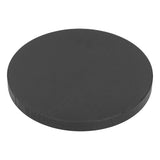 Round Wooden Food Fruit Serving Tray Service Plate for Home Kitchen Hotel Use Black24cm - Extra Image
