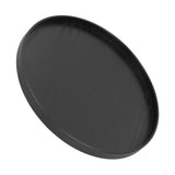 Round Wooden Food Fruit Serving Tray Service Plate for Home Kitchen Hotel Use Black30cm