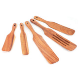 5Pcs/Set Steak Spatula Wooden Kitchen Spatula Cooking Shovel Cooking Tool for Kitchen Home - Extra Image
