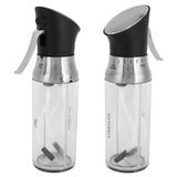 Oil Sprayer Transparent PressType Seasoning Bottle Vinegar Dispenser Kitchen Tools