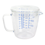 Heat Resisting Glass Measuring Cup Milk Scale Measuring Jug with Lid Kitchen Utensil(500ml )