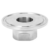 304 Stainless Steel HFS(R) 1.5in to 1/2in NPT Female Adapter for Tri Clamp Pipe Fitting - 45-Degree Angle