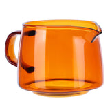 300ml Coffee Cup High Borosilicate Glass Sharing Mug Drinkware Coffee AccessoriesAmber Color - Rear View