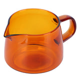 300ml Coffee Cup High Borosilicate Glass Sharing Mug Drinkware Coffee AccessoriesAmber Color - Low Angle