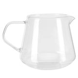 Transparent Cup High Borosilicate Glass Coffee Sharing Cup AntiScalding for Drinking Tea(400ml ) - Close-Up Angle